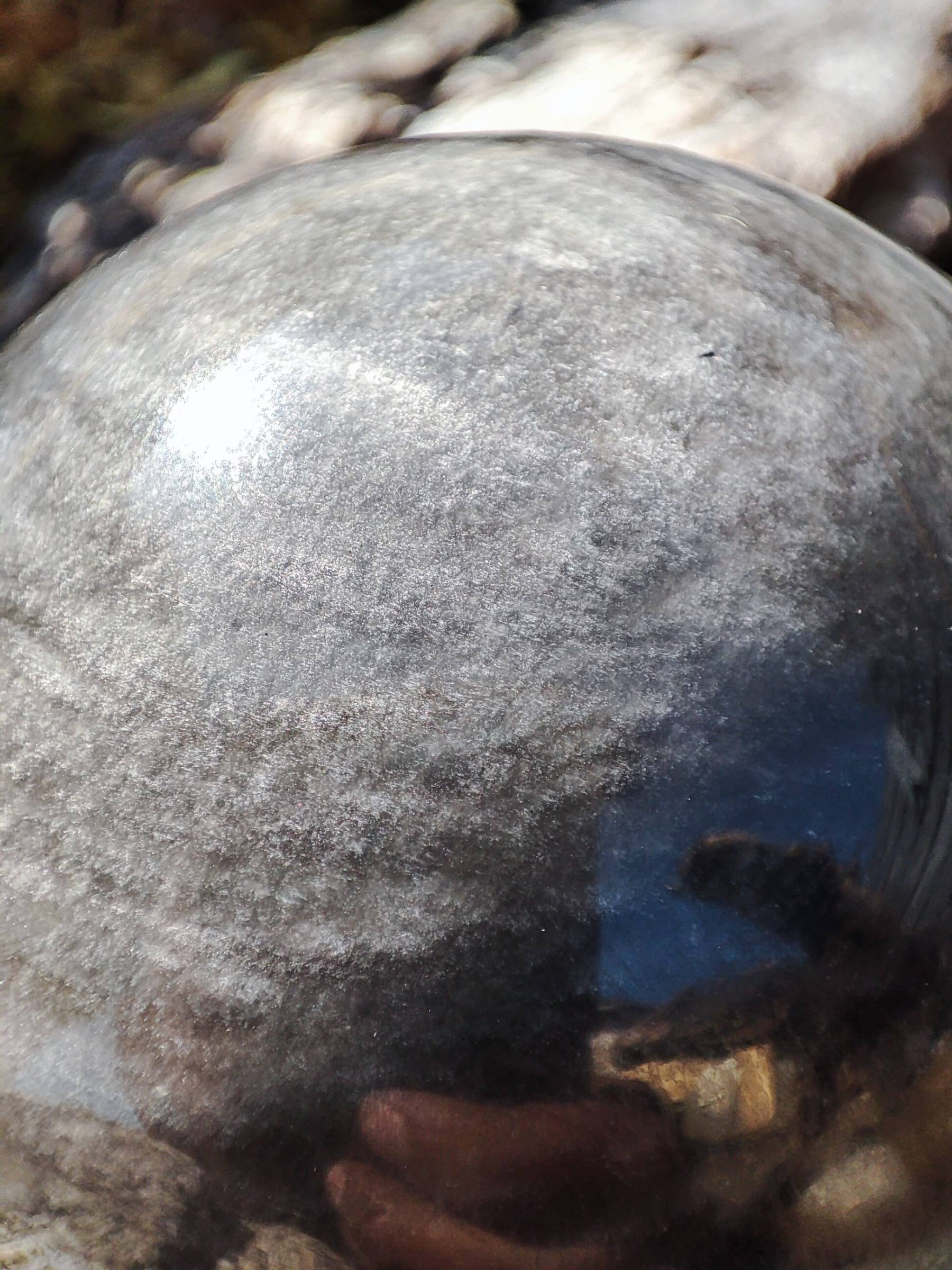 Sphère Obsidienne Argent